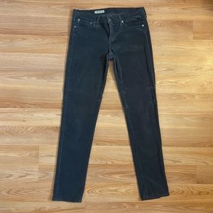 AG Adriano Goldschmied “Stevie” Grey Corduroy Pant